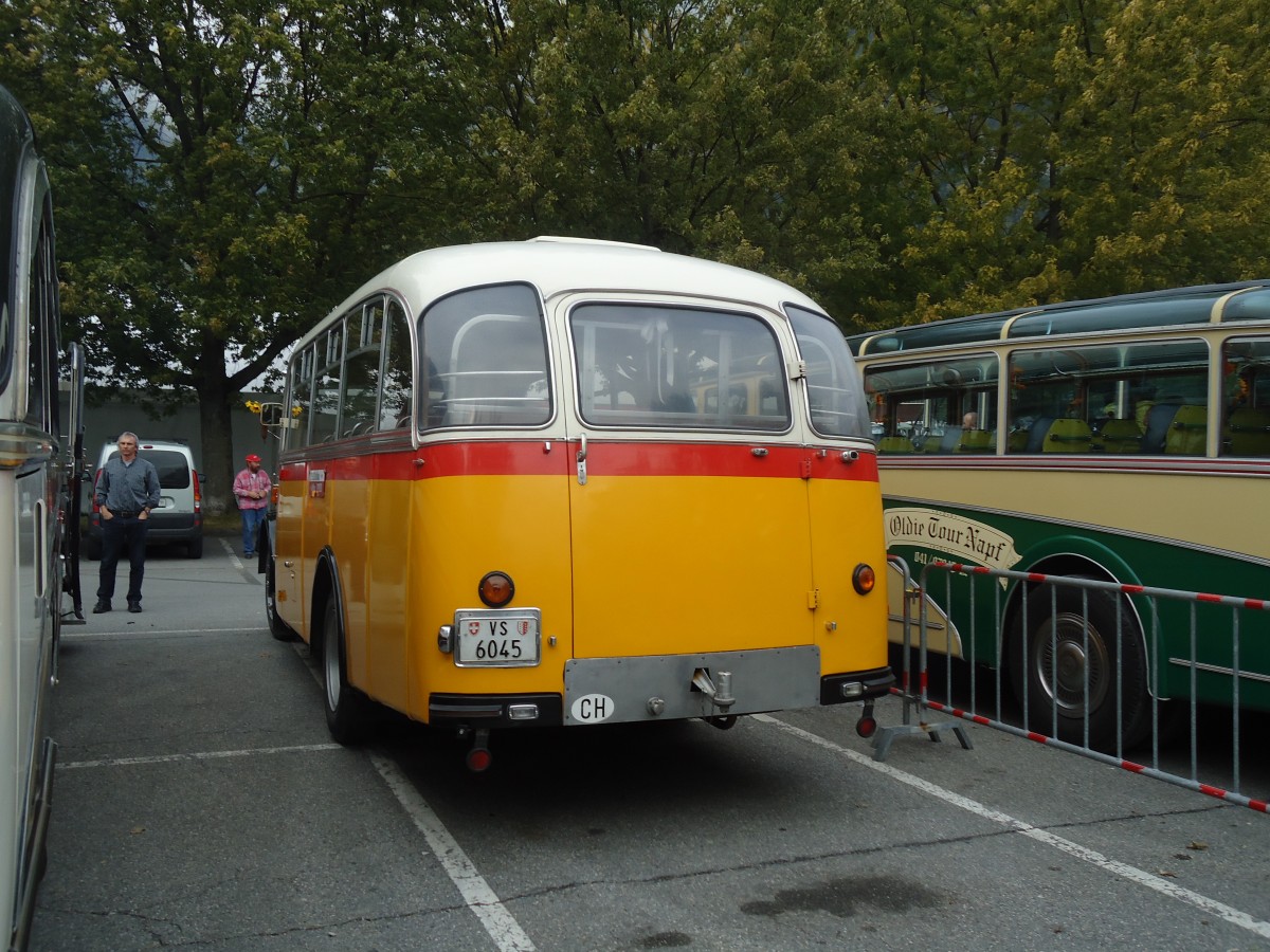 (129'852) - Suter, Savi�se - VS 6045 - Saurer/Lauber (ex Humbert-Droz, Ligni�res; ex P 21'016; ex Pache+Helfer, Colombier) am 18. September 2010 in Chur, Obere Au