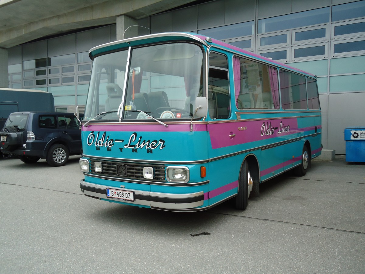(129'942) - Aus Oesterreich: W�stner, Bezau - B 499 DZ - Setra am 18. September 2010 in Breil, Milit�ranlage