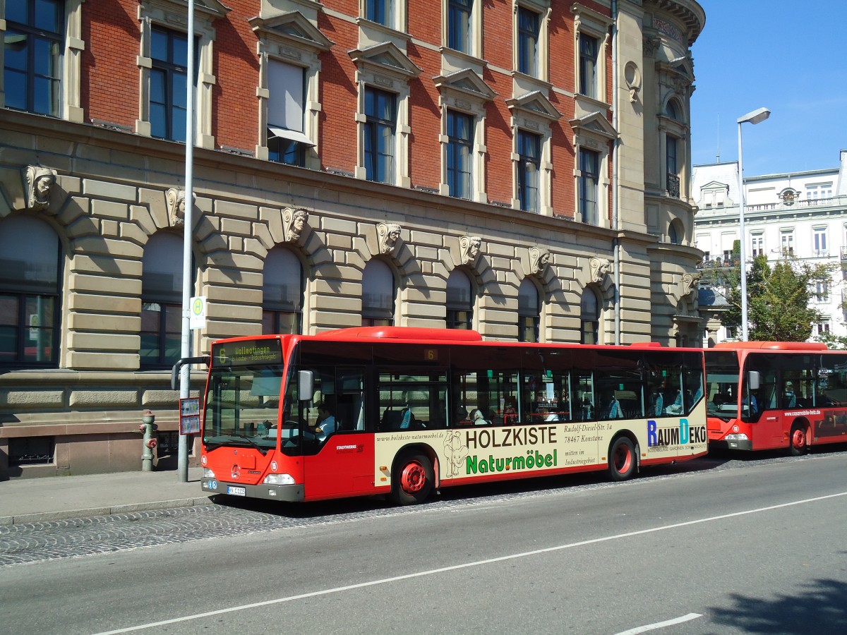 (130'065) - SWK Konstanz - Nr. 15/KN-C 1115 - Mercedes am 20. September 2010 in Konstanz, Post/Marktst�tte