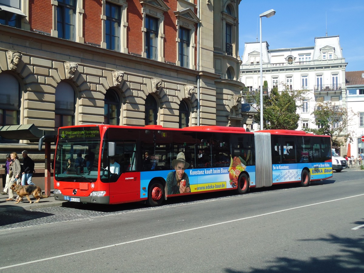 (130'066) - SWK Konstanz - Nr. 58/KN-C 1158 - Mercedes am 20. September 2010 in Konstanz, Post/Marktst�tte