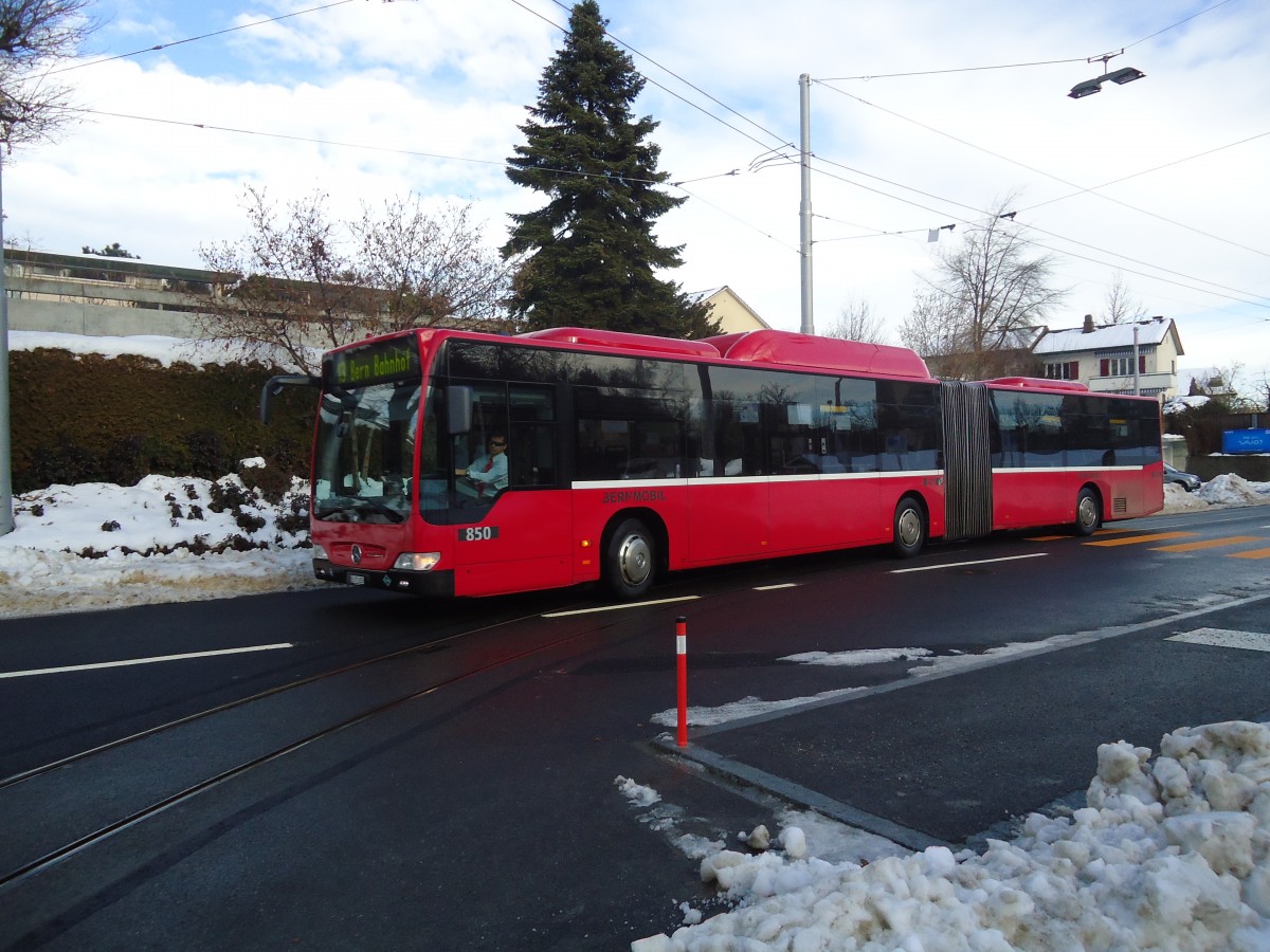 (131'313) - Bernmobil, Bern - Nr. 850/BE 671'850 - Mercedes am 7. Dezember 2010 in Bern, B�mpliz