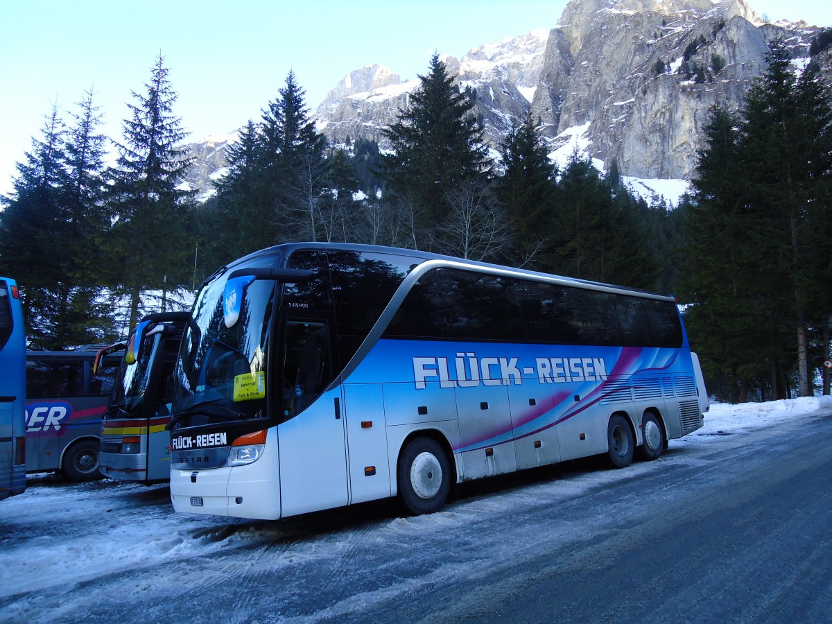 (132'076) - Fl�ck, Brienz - BE 378'782 - Setra am 8. Januar 2011 in Adelboden, Unter dem Birg