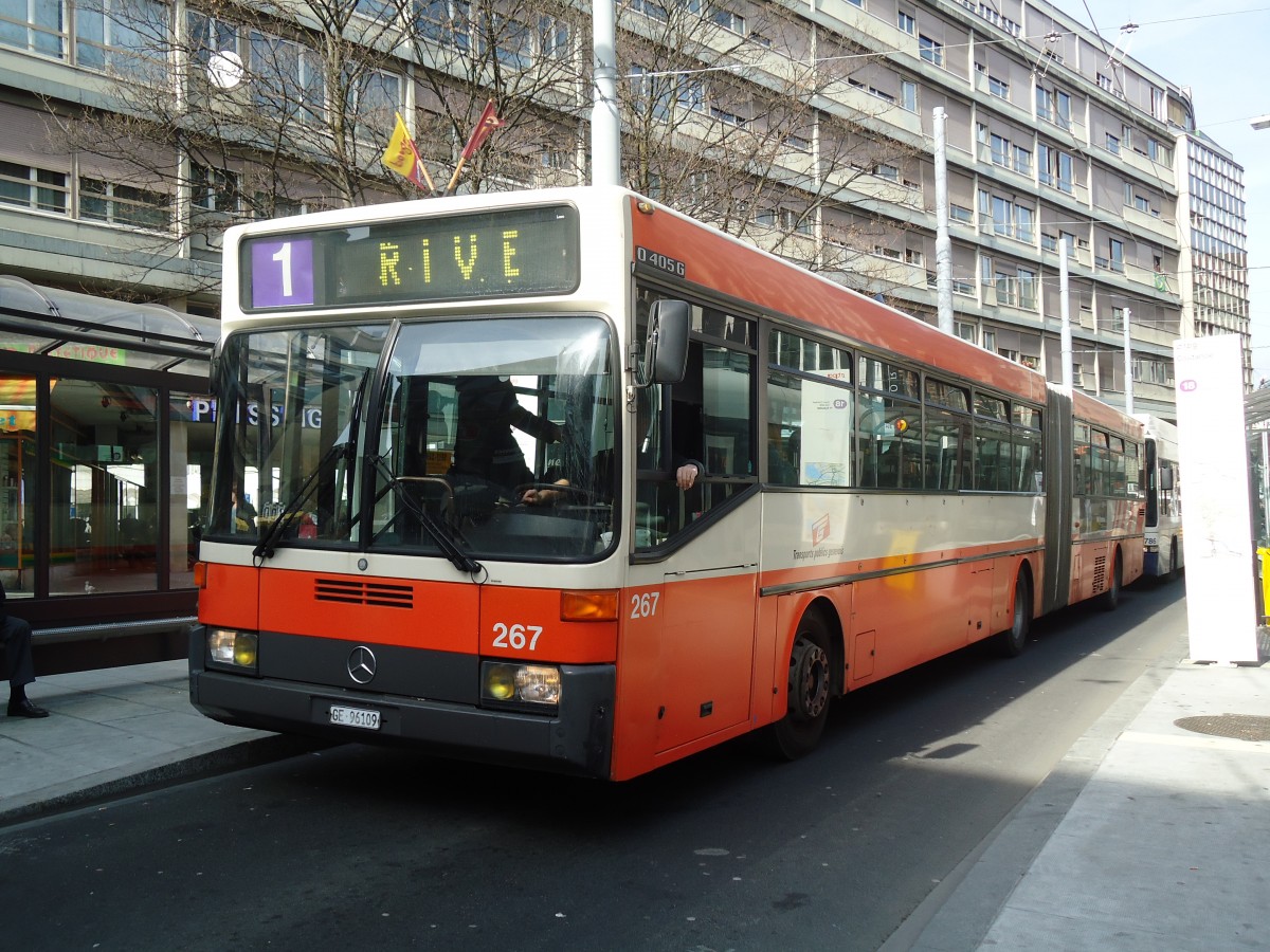 (132'877) - TPG Gen�ve - Nr. 267/GE 96'109 - Mercedes am 10. M�rz 2011 in Gen�ve, Coutance