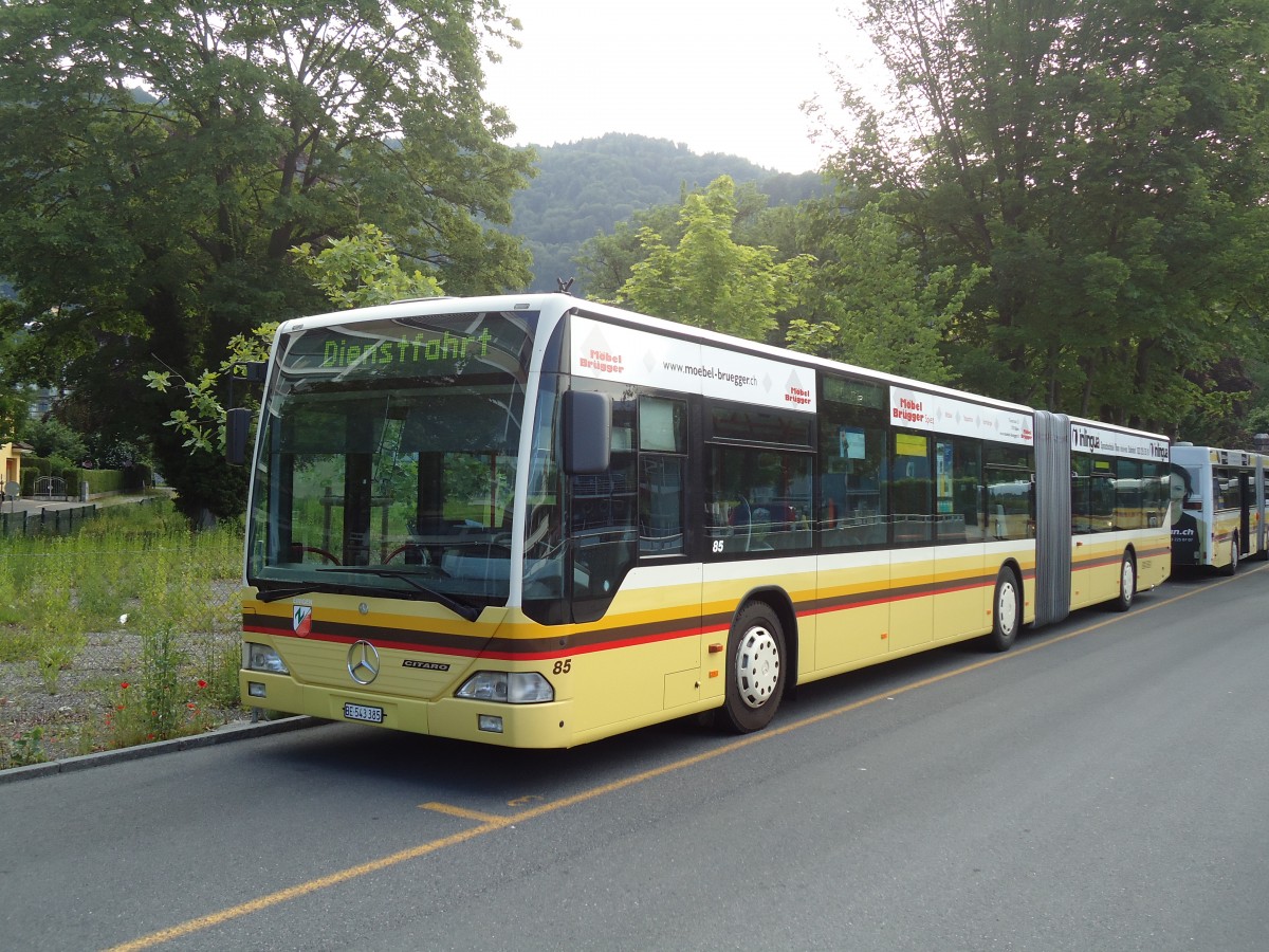 (133'846) - STI Thun - Nr. 85/BE 543'385 - Mercedes am 26. Mai 2011 bei der Schiffl�ndte Thun