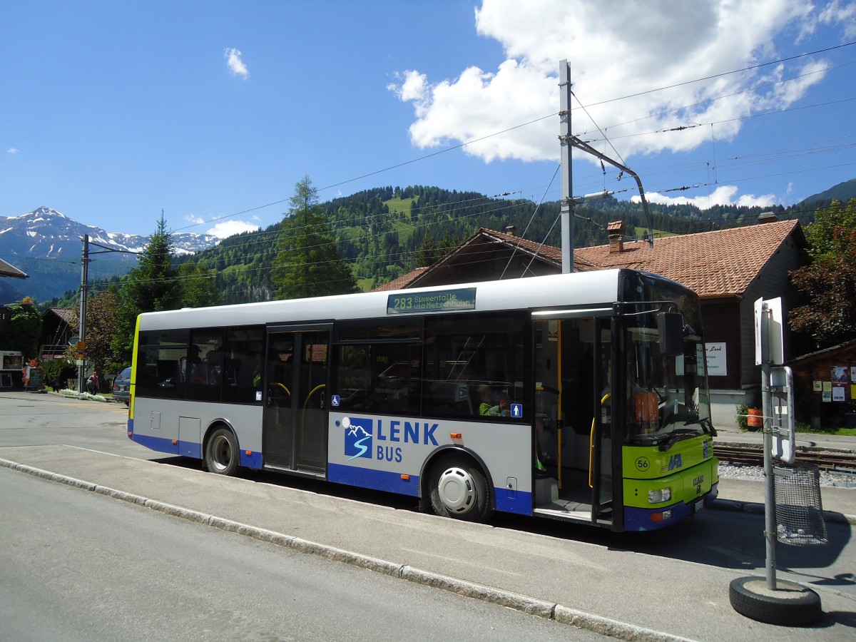(133'926) - AFA Adelboden - Nr. 56/BE 611'030 - MAN/G�ppel am 30. Mai 2011 beim Bahnhof Lenk