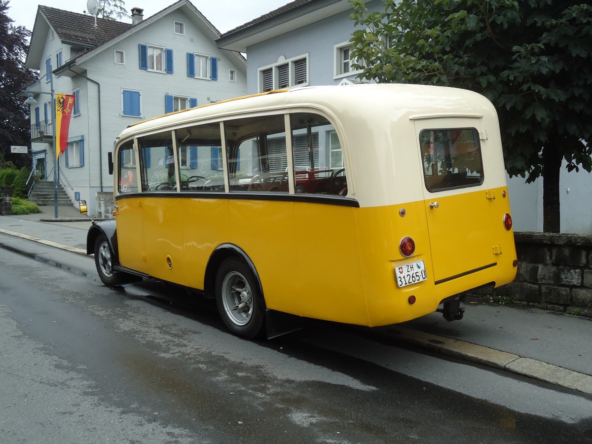 (134'031) - Moser, Sch�nenberg - ZH 31'265 U - Berna/Hess (ex Barenco, Faido) am 11. Juni 2011 in Sarnen, OiO
