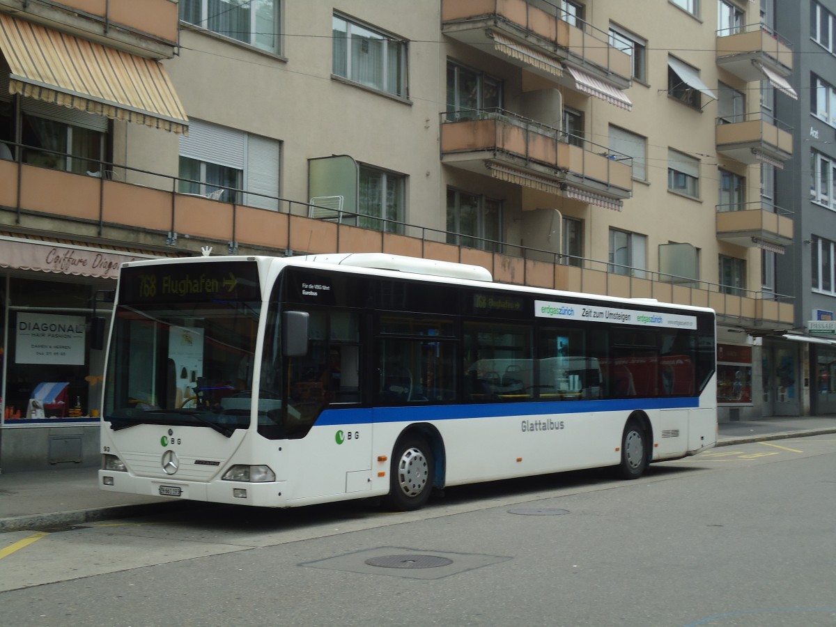 (134'876) - Welti-Furrer, Z�rich - Nr. 93/ZH 661'193 - Mercedes am 10. Juli 2011 beim Bahnhof Z�rich-Oerlikon 