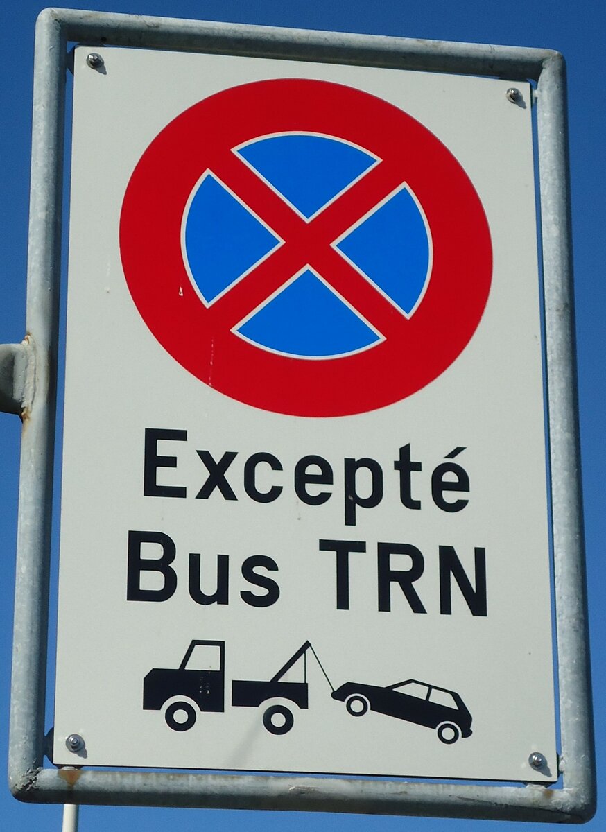 (134'961) - Except� Bus TRN am 11. Juli 2011 in La Chaux-de-Fonds, Eplatures