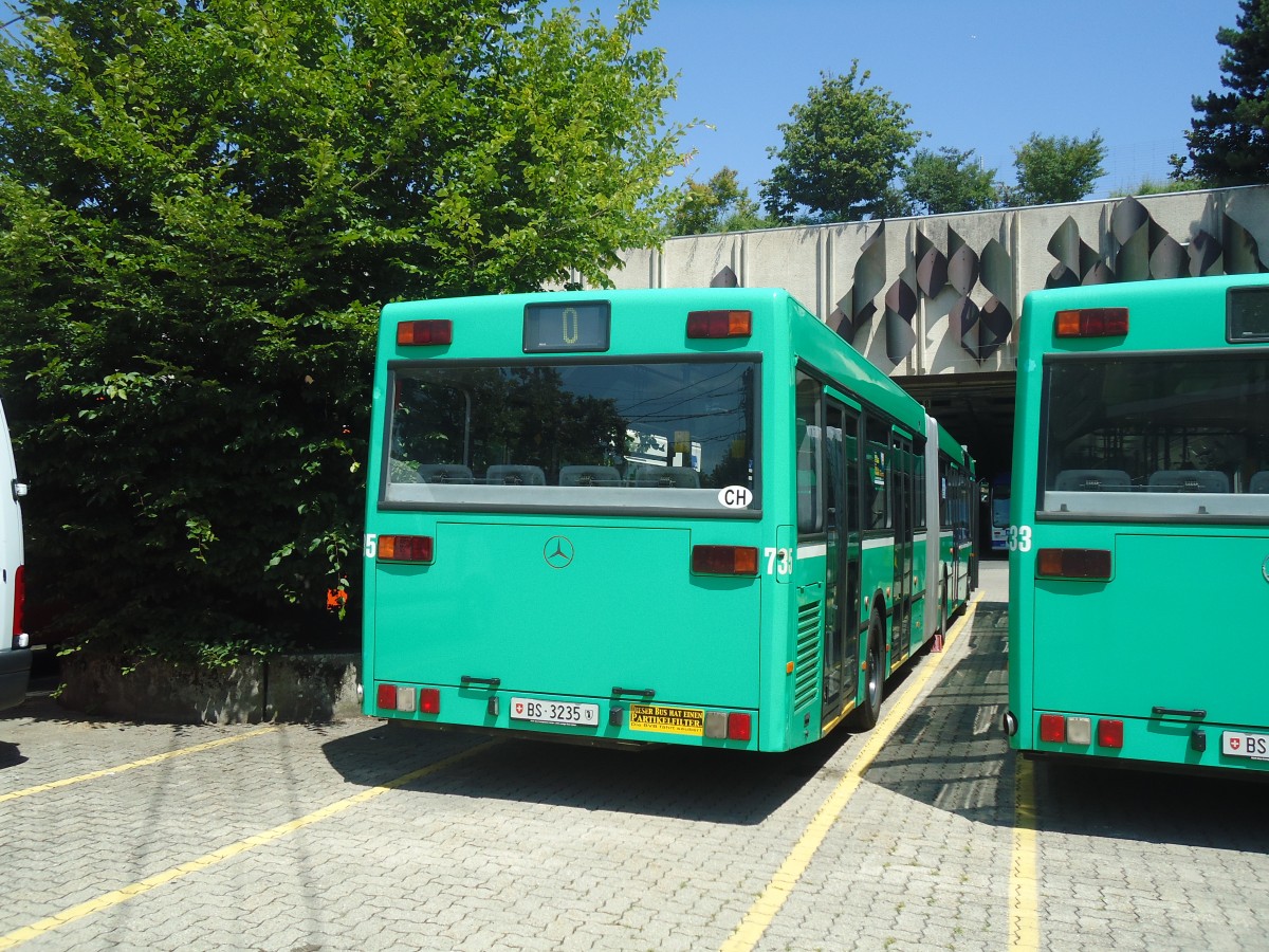 (135'084) - TL Lausanne (BVB 735) - Nr. 640/BS 3235 - Mercedes (ex VAG Freiburg/D Nr. 935) am 12. Juli 2011 in Lausanne, D�p�t Borde
