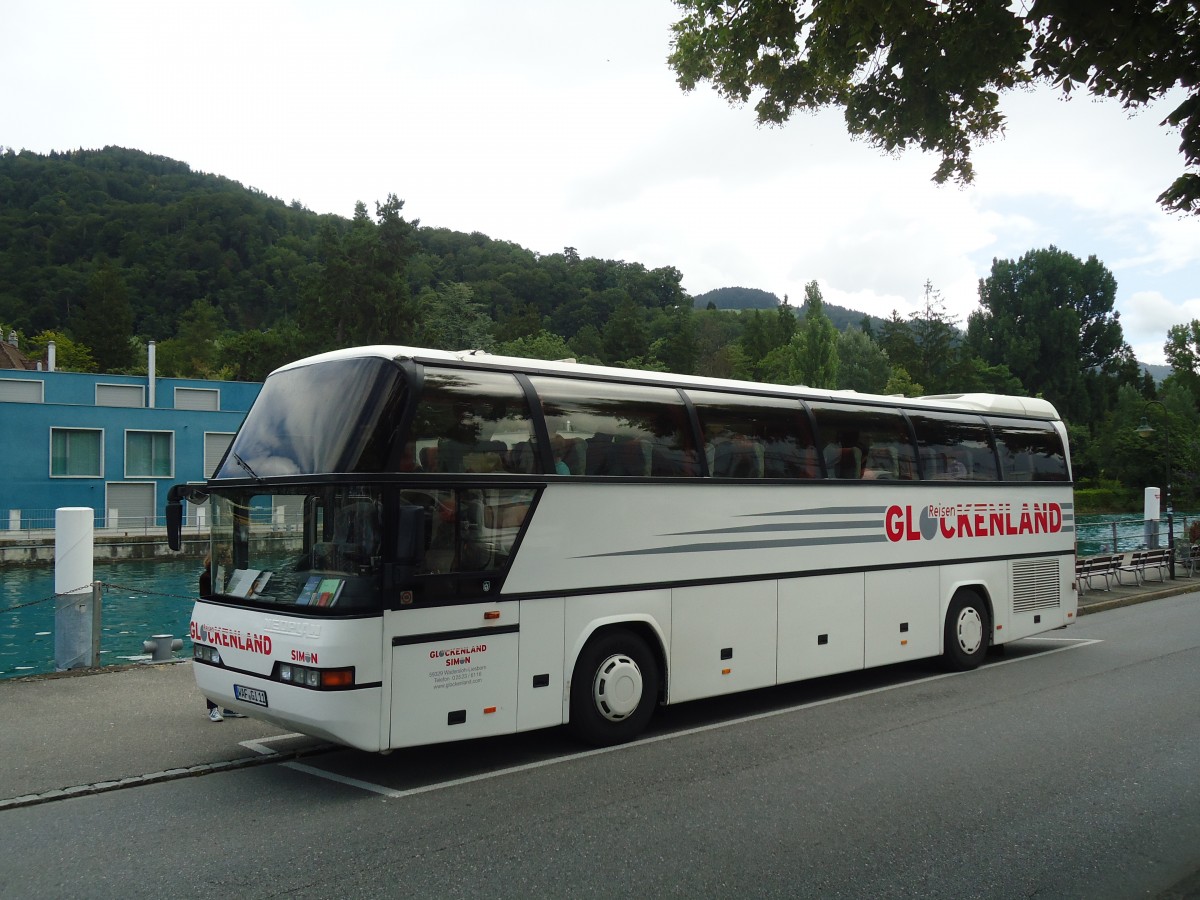 (135'194) - Aus Deutschland: Glockenland, Wadersloh-Liesborn - WAF-GI 11 - Neoplan am 22. Juli 2011 bei der Schiffl�ndte Thun