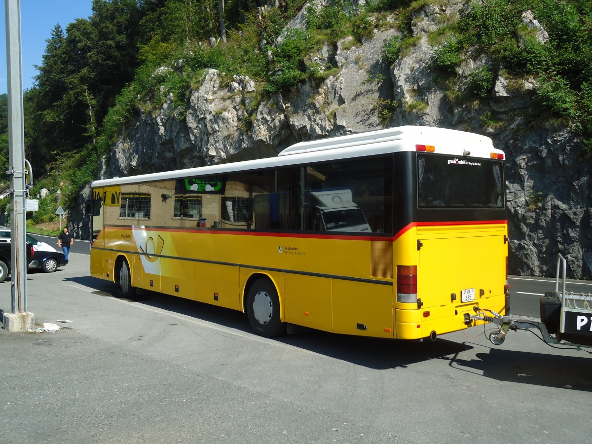 (135'471) - Luk, Gr�sch - GR 695 - Setra (ex PostAuto Graub�nden; ex P 26'018) am 14. August 2011 in Interlaken, Heimwehfluhbahn