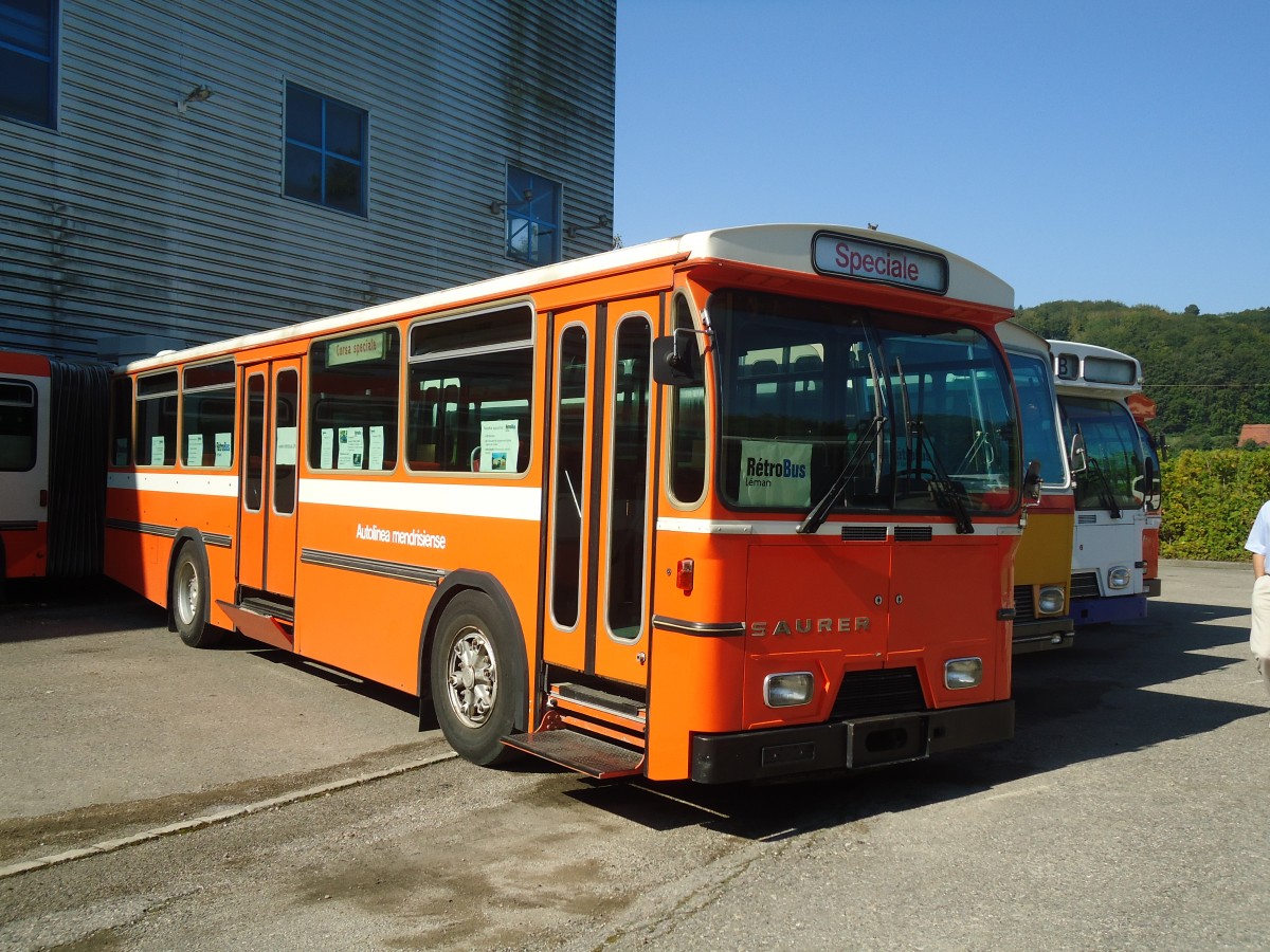 (135'569) - AMSA Chiasso (R�trobus) - Nr. 11 - Saurer/Hess am 20. August 2011 in Moudon, R�trobus