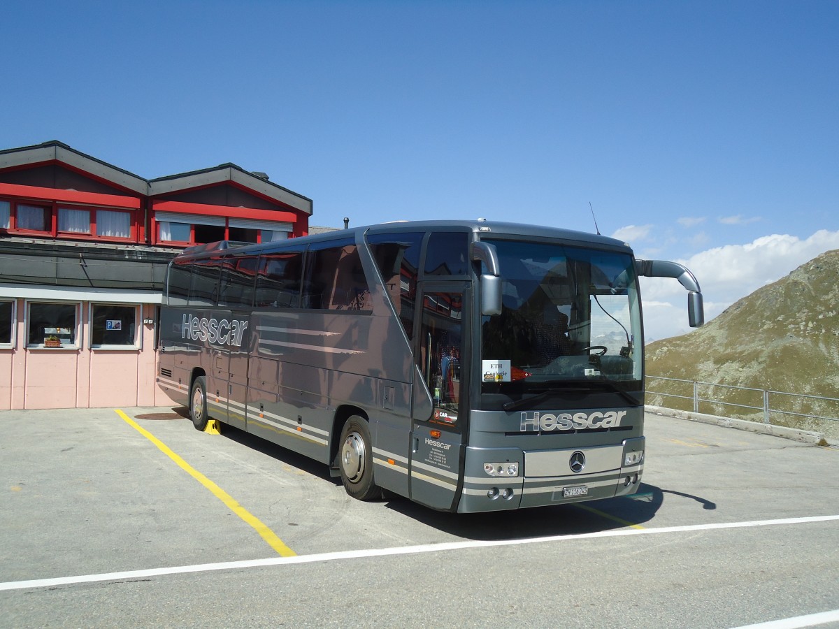 (135'696) - Hesscar, Embrach - ZH 116'245 - Mercedes am 21. August 2011 in Nufenen, Passh�he