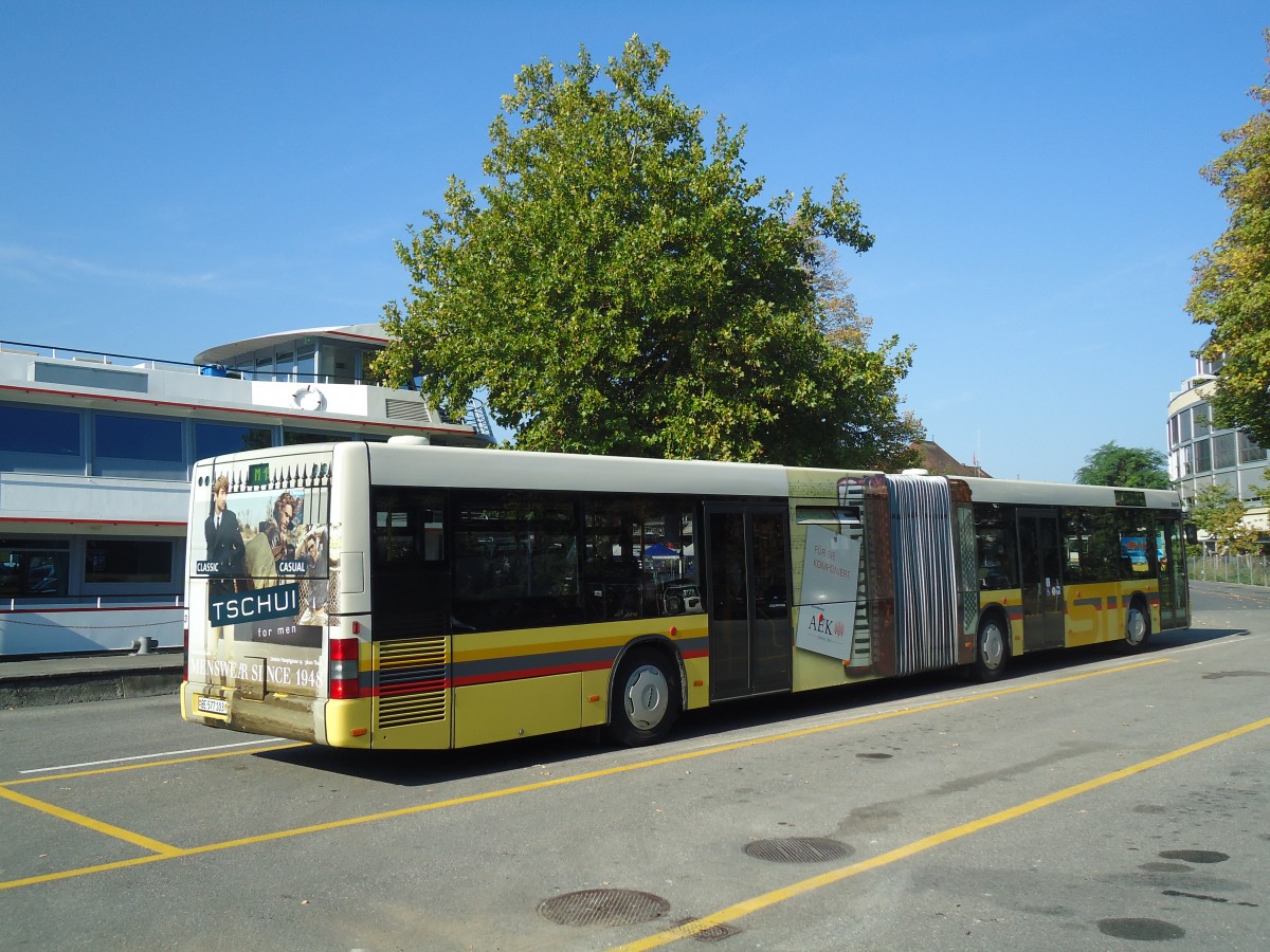 (136'256) - STI Thun - Nr. 103/BE 577'103 - MAN am 1. Oktober 2011 bei der Schiffl�ndte Thun