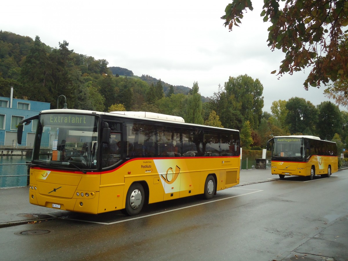 (136'586) - ASK Schangnau - BE 396'677 - Volvo am 8. Oktober 2011 bei der Schiffl�ndte Thun