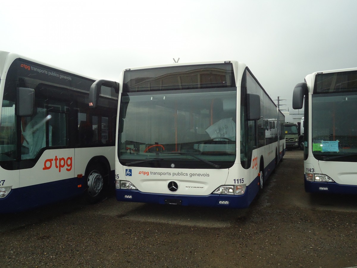 (136'626) - TPG Gen�ve - Nr. 1115 - Mercedes am 19. Oktober 2011 in Wil, Larag