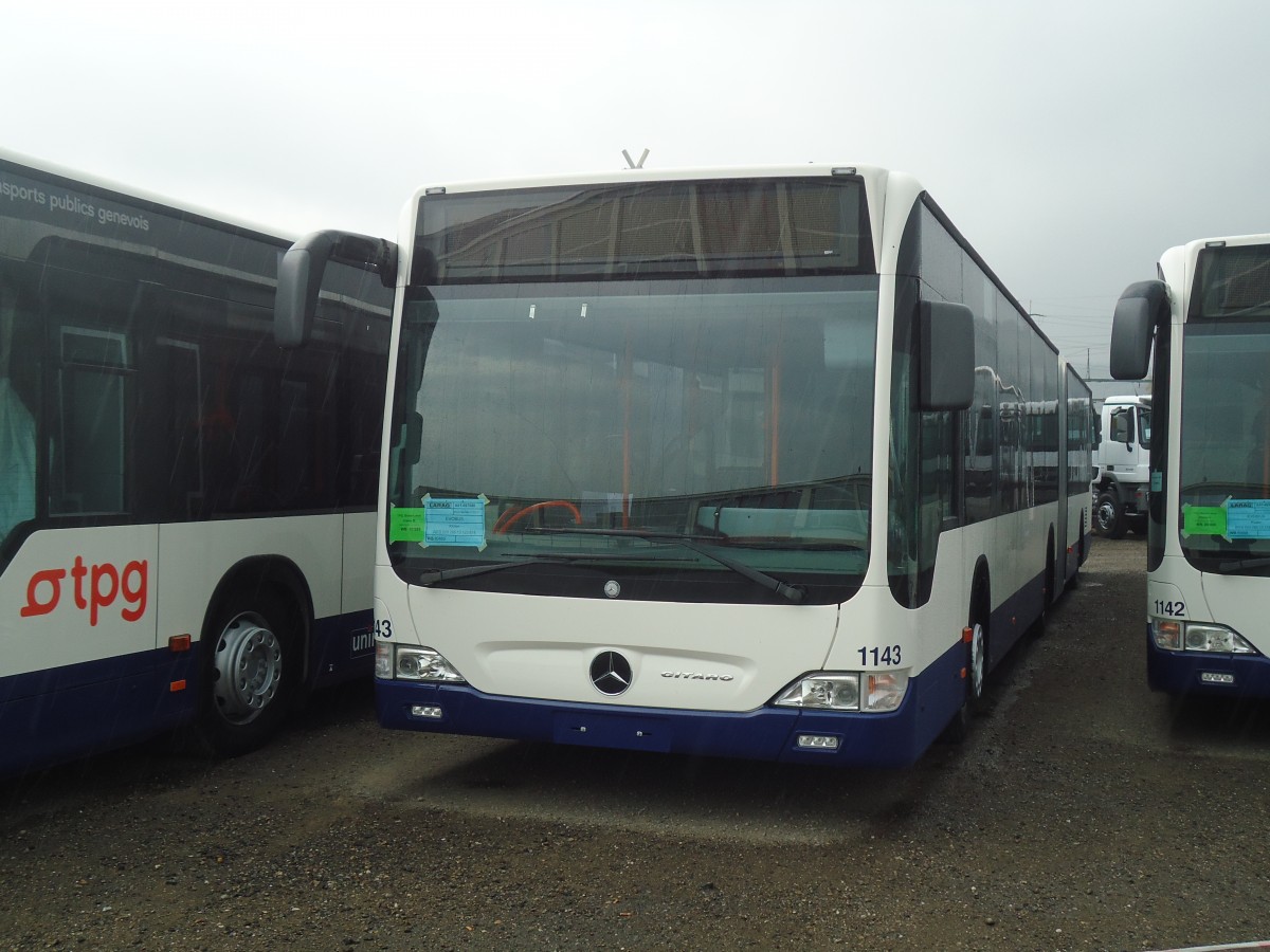 (136'627) - TPG Gen�ve - Nr. 1143 - Mercedes am 19. Oktober 2011 in Wil, Larag