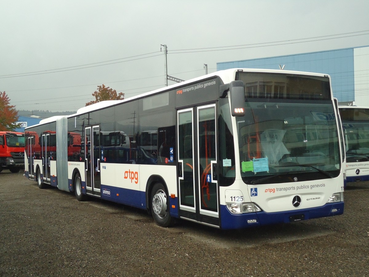 (136'632) - TPG Gen�ve - Nr. 1125 - Mercedes am 19. Oktober 2011 in Wil, Larag
