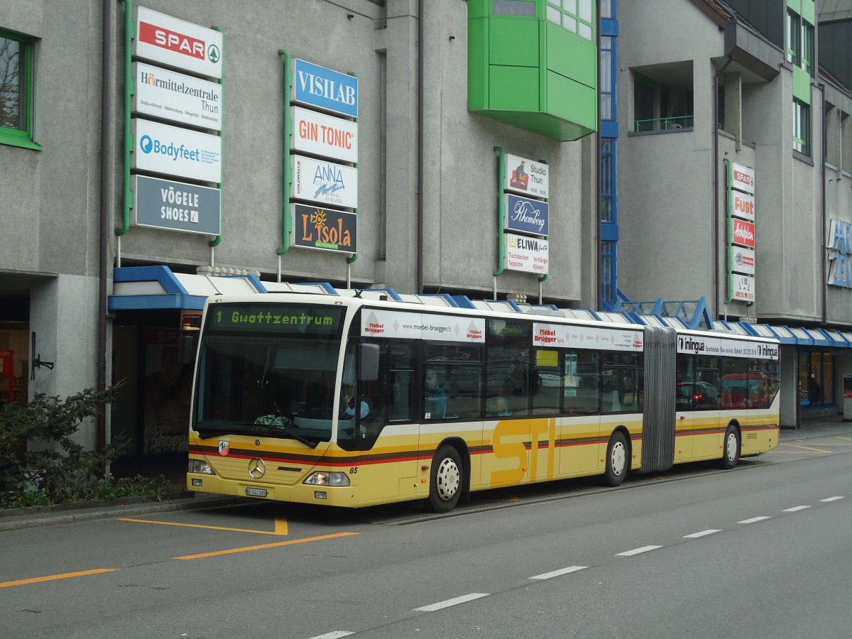(136'736) - STI Thun - Nr. 85/BE 543'385 - Mercedes am 11. November 2011 in Thun, Postbr�cke