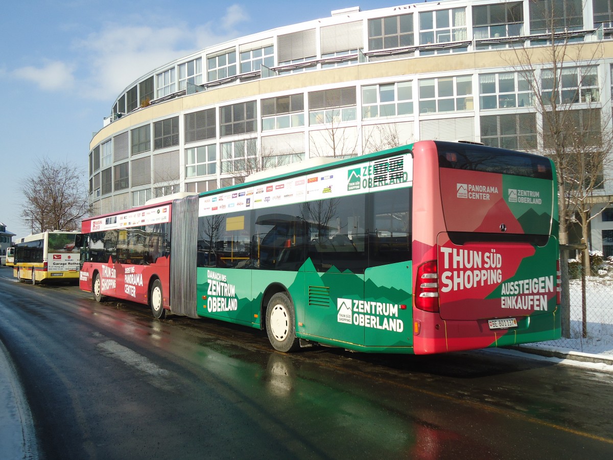 (137'644) - STI Thun - Nr. 137/BE 801'137 - Mercedes am 3. Februar 2012 bei der Schiffl�ndte Thun