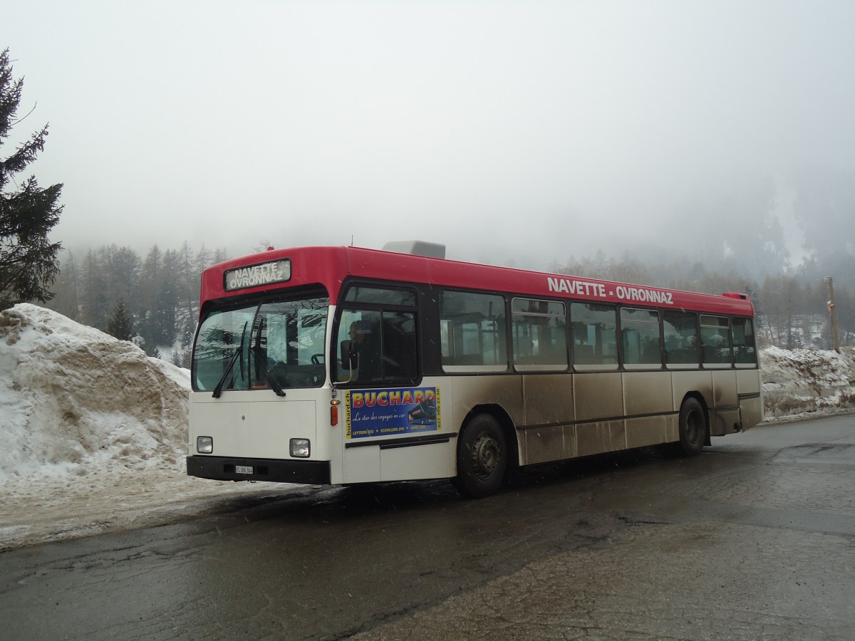 (137'754) - Buchard, Leytron - Nr. 106/VS 386'364 - Volvo/R&J (ex Bernmobil, Bern Nr. 106) am 19. Februar 2012 in Ovronnaz, La Crois�e