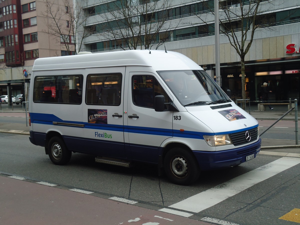 (137'969) - ZVB Zug - Nr. 183/ZG 14'340 - Mercedes (ex Nr. 126) am 6. M�rz 2012 in Zug, Metalli