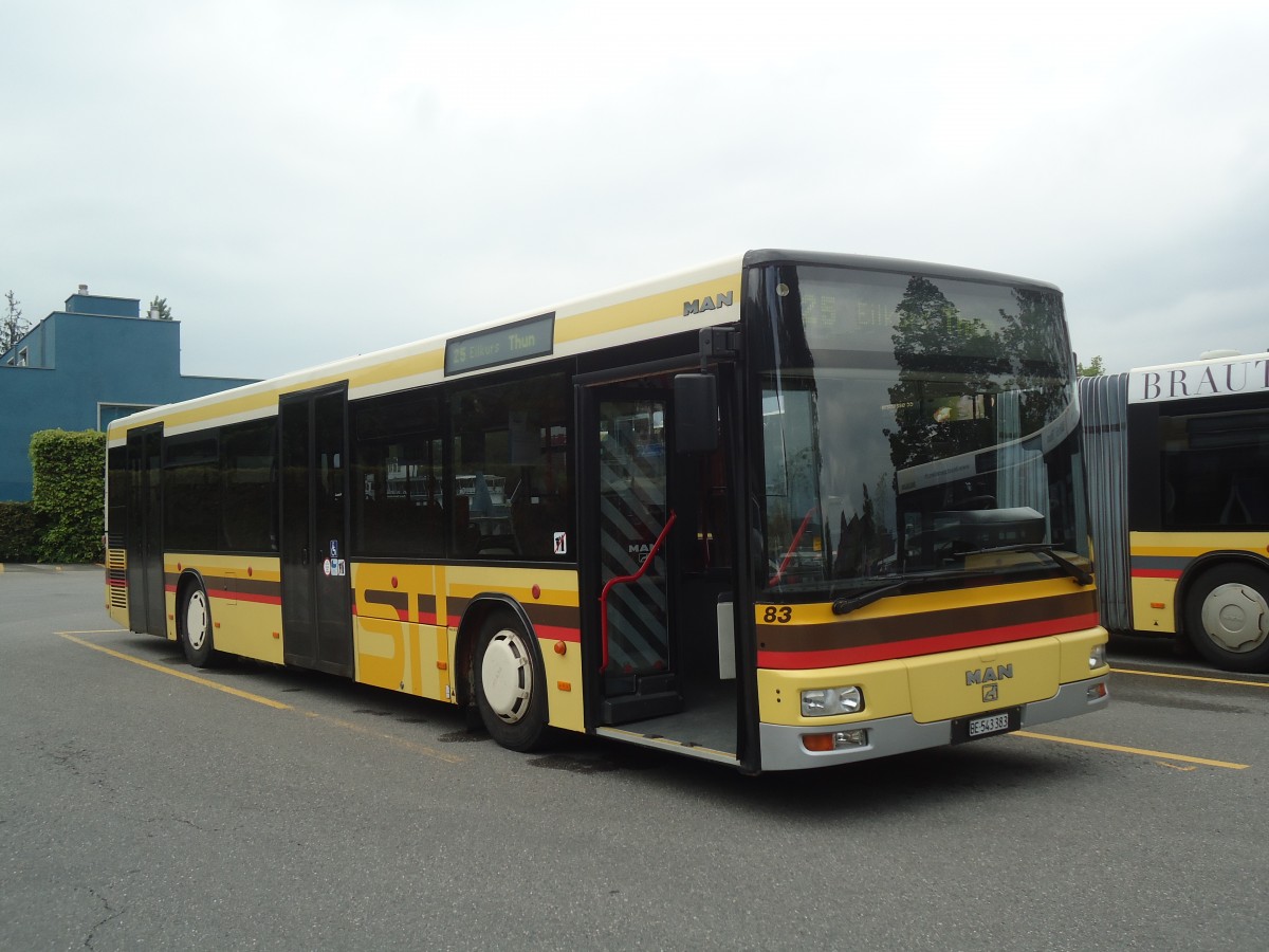 (138'726) - STI Thun - Nr. 83/BE 543'383 - MAN am 13. Mai 2012 bei der Schiffl�ndte Thun