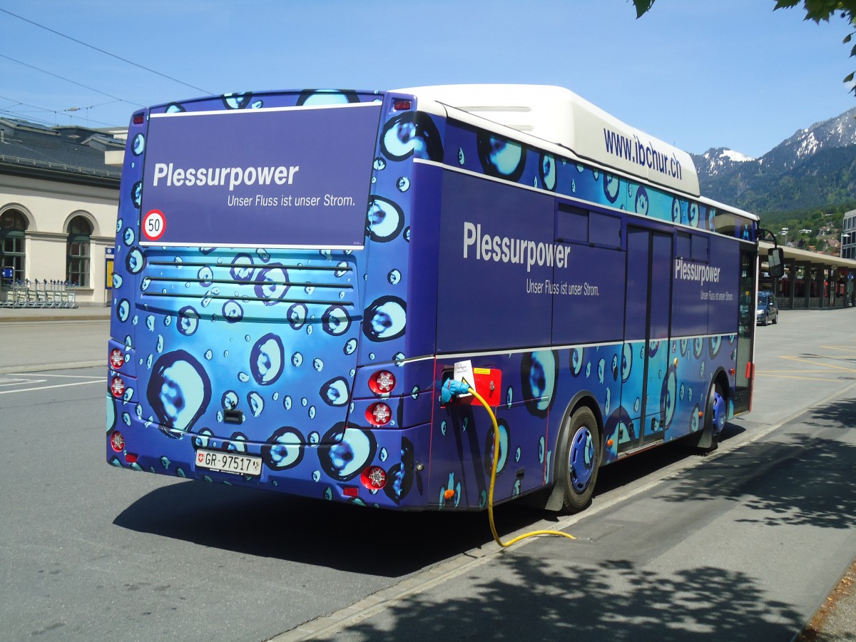 (138'912) - SBC Chur - Nr. 17/GR 97'517 - Otokar/G�p�bus am 17. Mai 2012 beim Bahnhof Chur