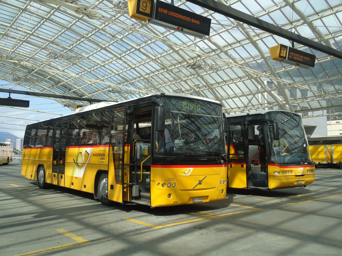 (138'997) - Demarmels, Salouf - GR 43'390 - Volvo (ex PostAuto Graub�nden) am 20. Mai 2012 in Chur, Postautostation