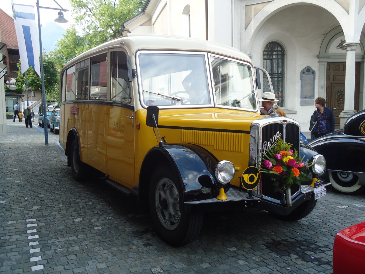 (139'040) - Moser, Sch�nenberg - ZH 216'722 - Berna/Hess (ex Barenco, Faido) am 27. Mai 2012 in Sarnen, OiO