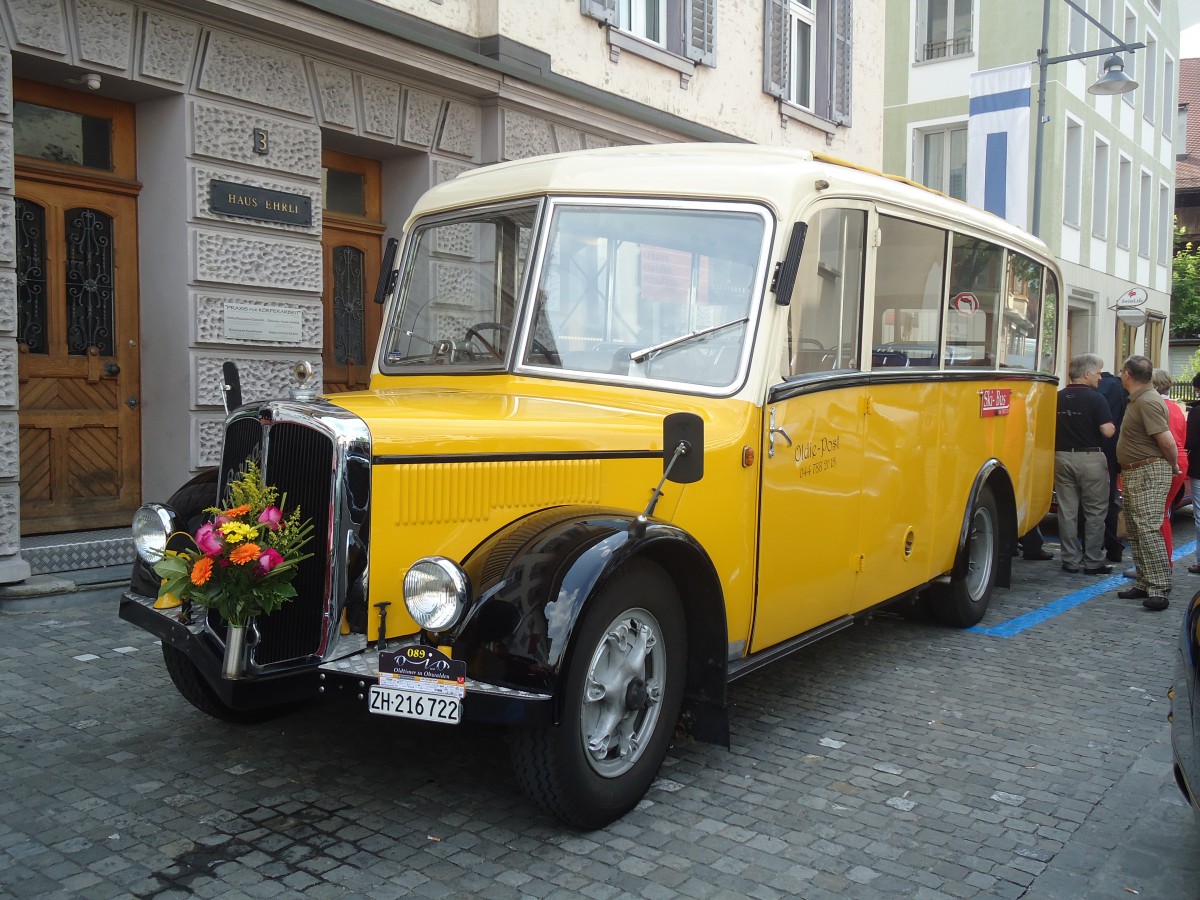 (139'064) - Moser, Sch�nenberg - ZH 216'722 - Berna/Hess (ex Barenco, Faido) am 27. Mai 2012 in Sarnen, OiO