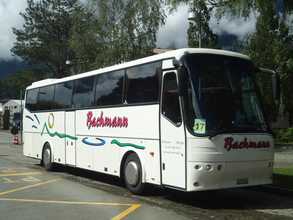(139'375) - Bachmann, Wolhusen - LU 115'416 - Bova am 11. Juni 2012 beim Bahnhof Fl�elen