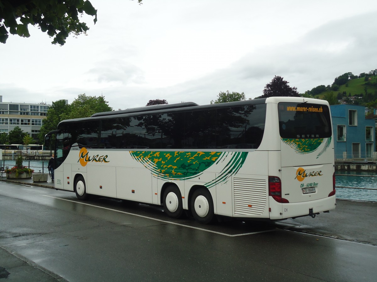 (139'474) - Murer, Baar - ZG 58'668 - Setra am 12. Juni 2012 bei der Schiffl�ndte Thun