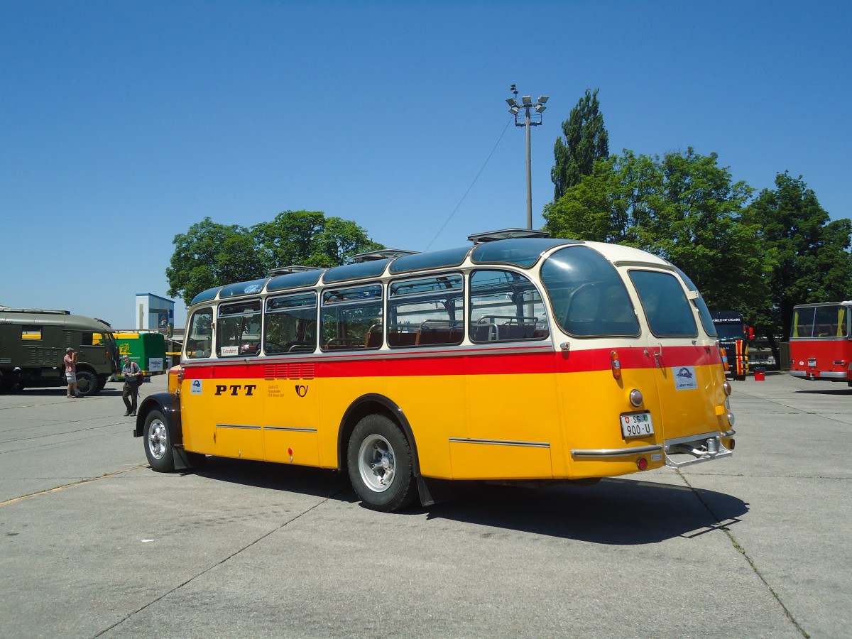 (139'796) - Altherr, Nesslau - SG 900 U - Saurer/T�scher (ex Buchli, Versam) am 16. Juni 2012 in Hinwil, AMP