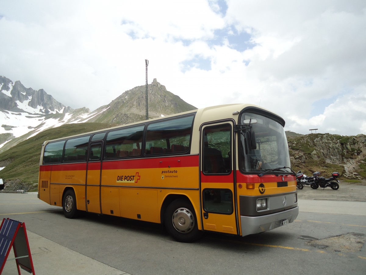 (140'298) - Mattli, Wassen - UR 9107 - Mercedes am 1. Juli 2012 in Nufenen, Passh�he