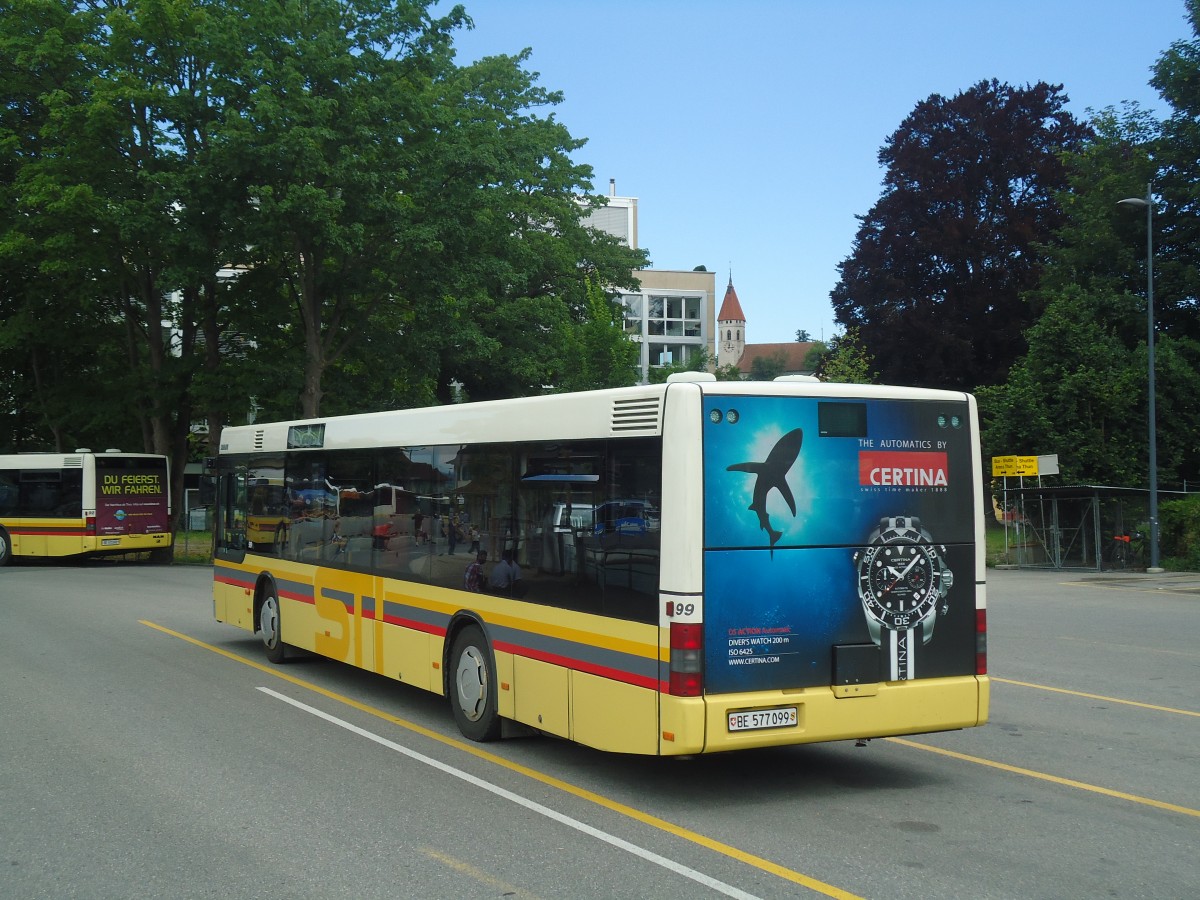 (140'438) - STI Thun - Nr. 99/BE 577'099 - MAN am 10. Juli 2012 bei der Schiffl�ndte Thun
