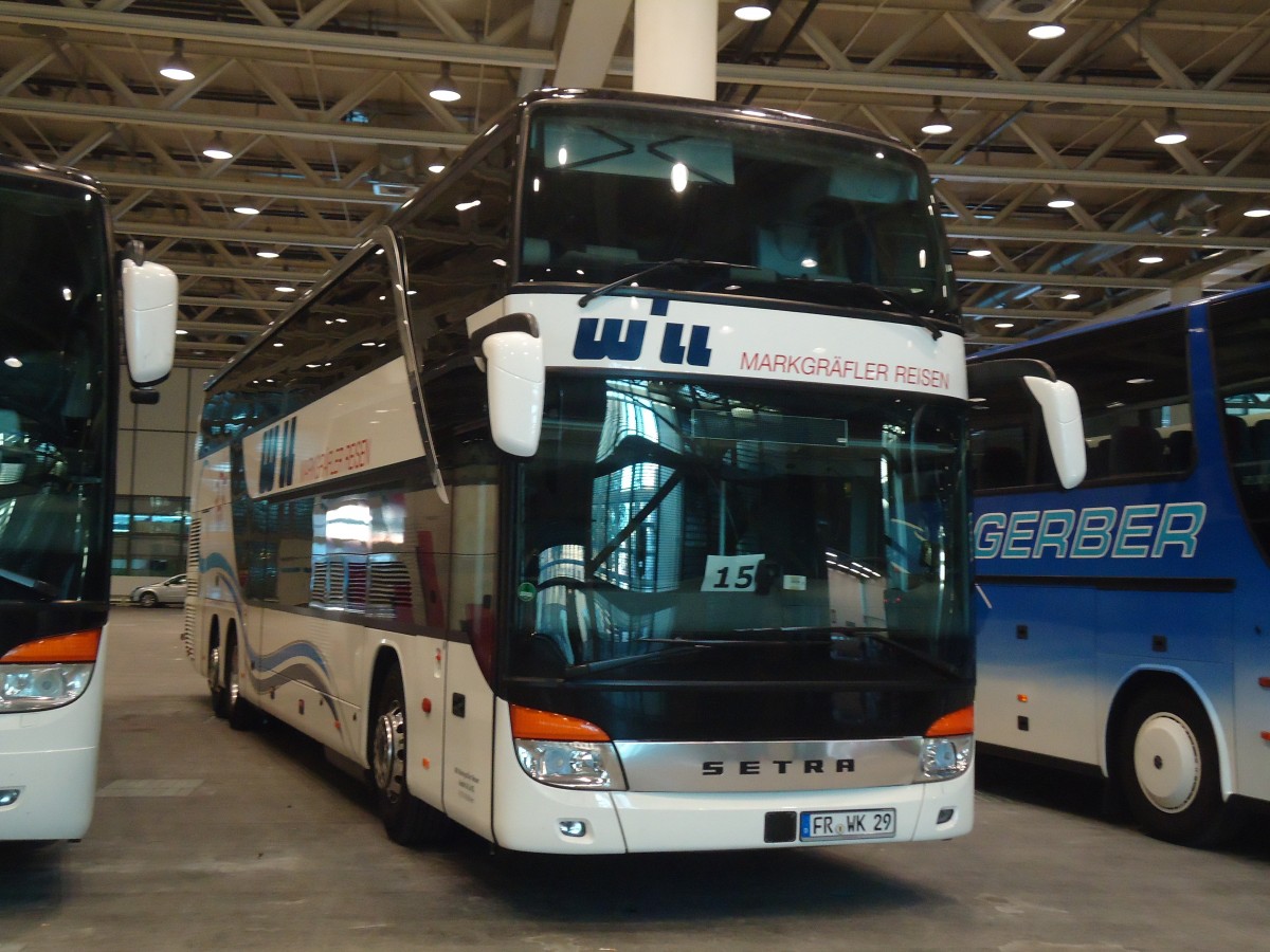 (140'507) - Aus Deutschland: Will, M�llheim - FR-WK 29 - Setra am 16. Juli 2012 in Basel, Basel Tattoo 2012
