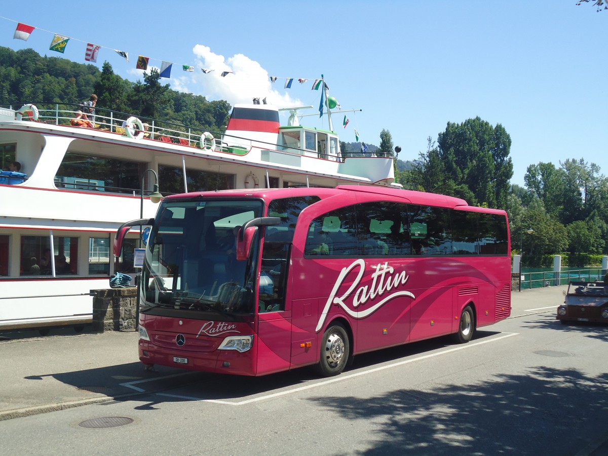 (140'992) - Rattin, Neuhausen - Nr. 8/SH 208 - Mercedes am 1. August 2012 bei der Schiffl�ndte Thun