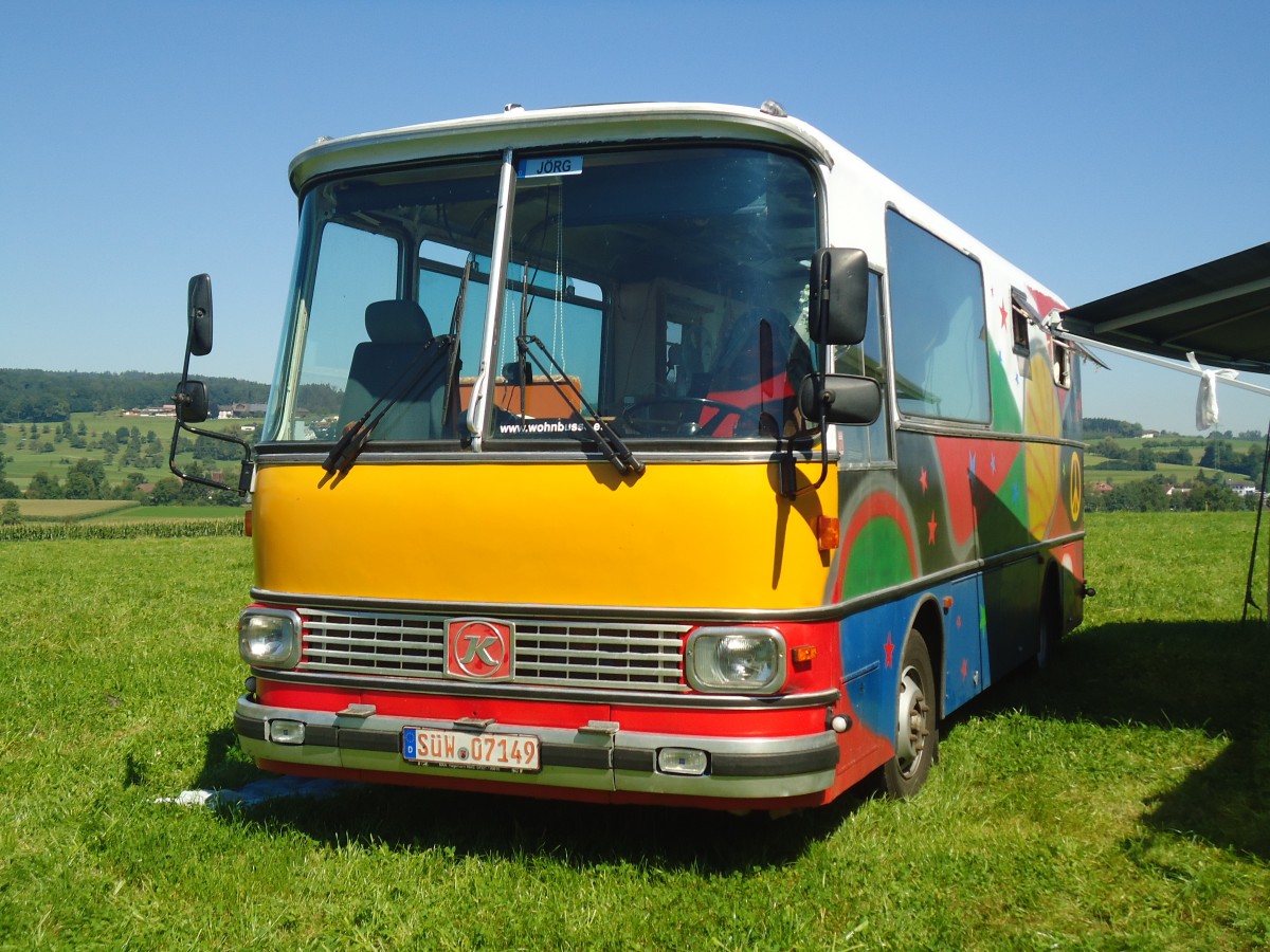 (141'218) - Aus Deutschland: ??? - S�W 07'149 - Setra am 18. August 2012 in Affeltrangen, Kreuzegg