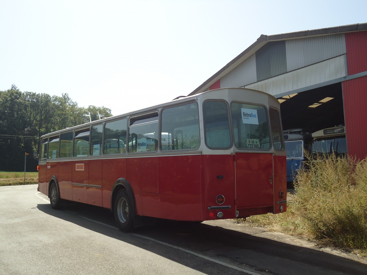 (141'296) - Zivilschutz, Winterthur (R�trobus) - Nr. 254/VD 722'000 - Volvo/T�scher (ex WV Winterthur Nr. 254) am 19. August 2012 in Yvonand, Halle TVS