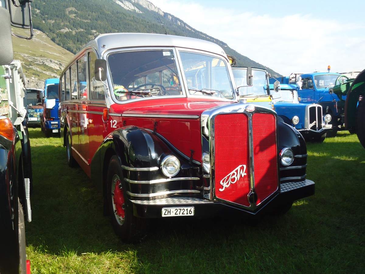 (141'616) - Meier, Gr�t - Nr. 12/ZH 27'216 - FBW/R&J (ex Wespe, Altst�tten; ex AFA Adelboden Nr. 12) am 15. September 2012 in Chur, Waffenplatz