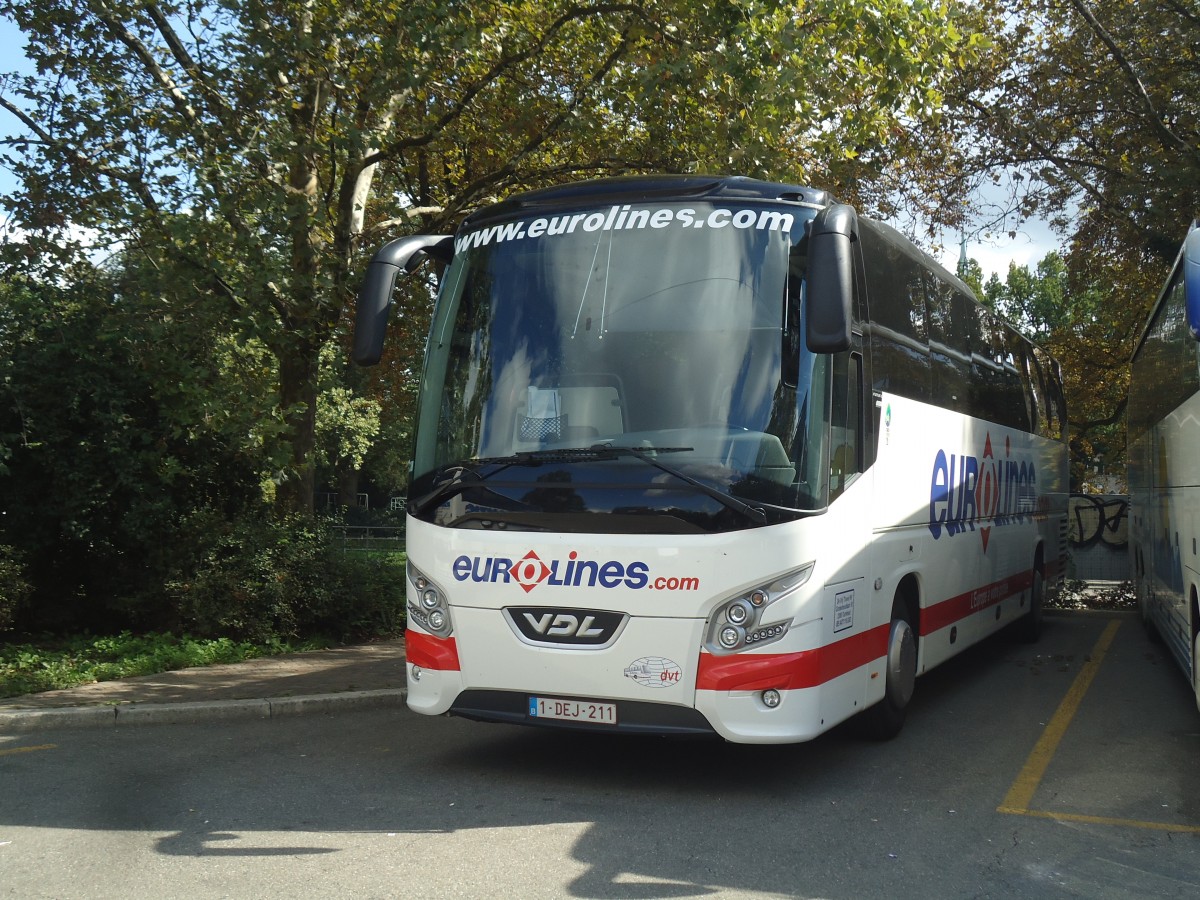 (141'791) - Aus Belgien: Eurolines - 1-DEJ-211 - VDL am 15. September 2012 in Z�rich, Sihlquai