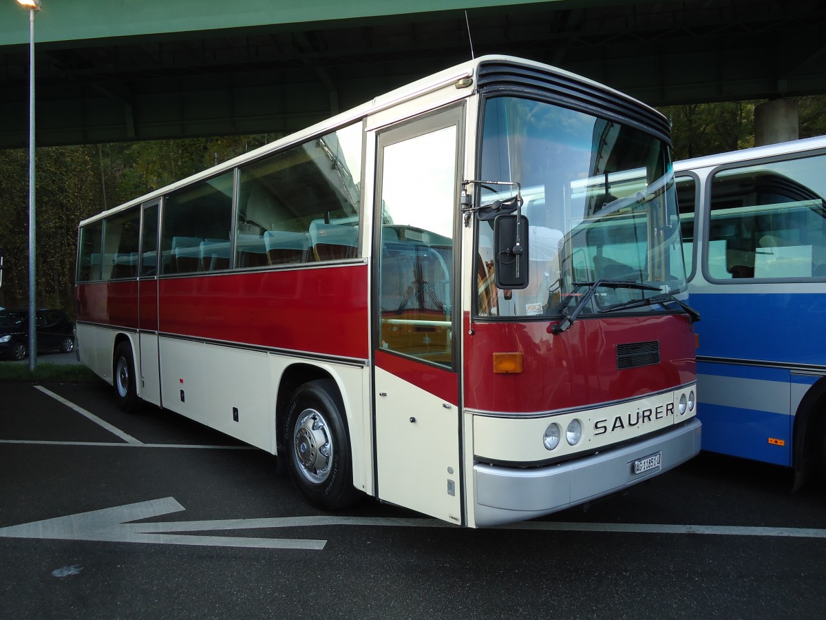 (141'971) - Dreier, Suhr - AG 11'851 U - Saurer/R&J (ex Gerber, Matzendorf; ex Schnider, Sch�pfheim) am 21. Oktober 2012 in Flamatt, Bernstrasse