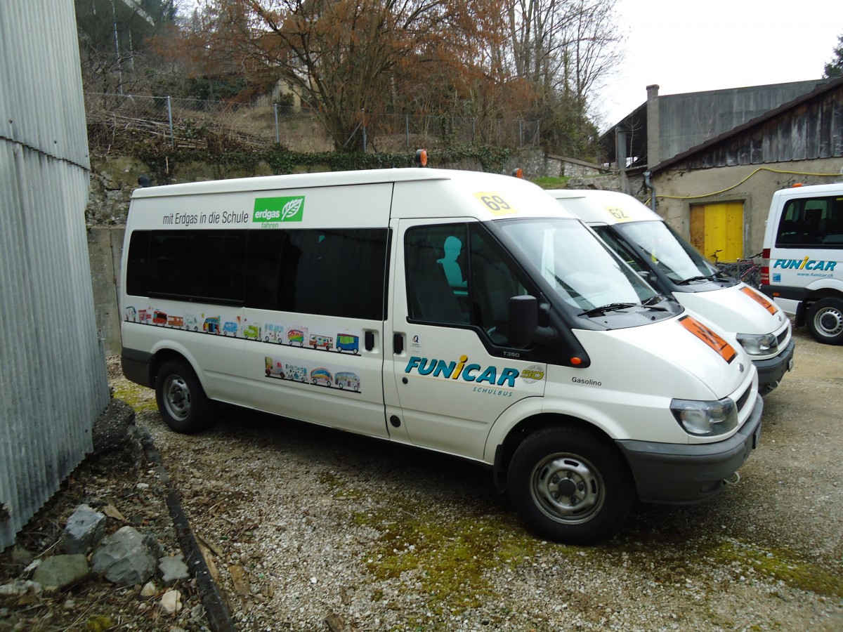 (143'518) - Funi-Car, Biel - Nr. 69/BE 218'269 - Ford am 23. M�rz 2013 in Biel, Garage