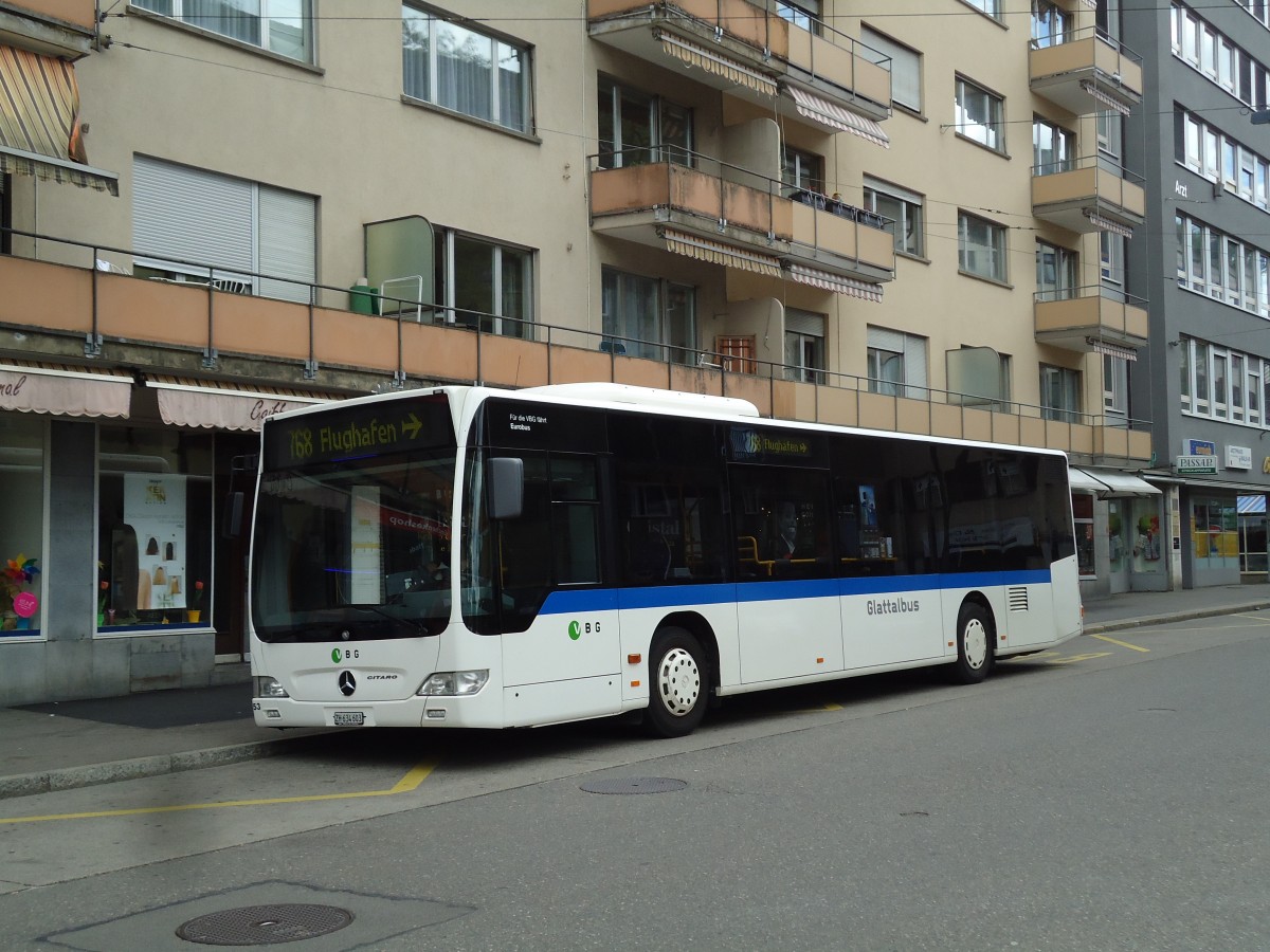 (144'435) - Welti-Furrer, Z�rich - Nr. 53/ZH 634'603 - Mercedes am 20. Mai 2013 beim Bahnhof Z�rich-Oerlikon