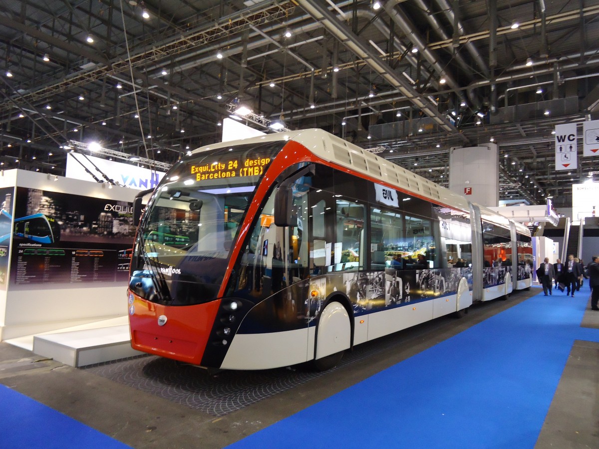 (144'658) - Aus Belgien: Van Hool, Lier - Van Hool am 27. Mai 2013 in Gen�ve, UITP 