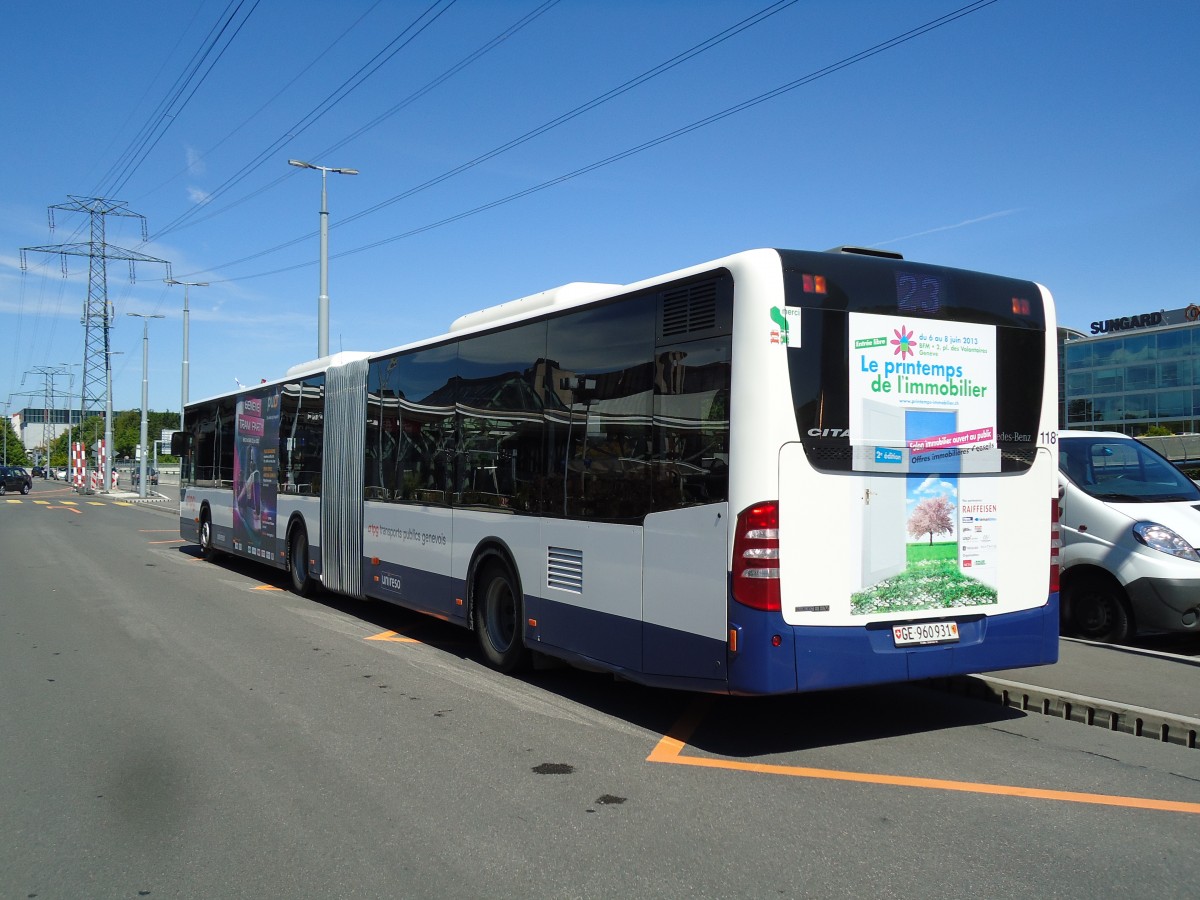 (144'694) - TPG Gen�ve - Nr. 1181/GE 960'931 - Mercedes am 27. Mai 2013 in Gen�ve, A�roport