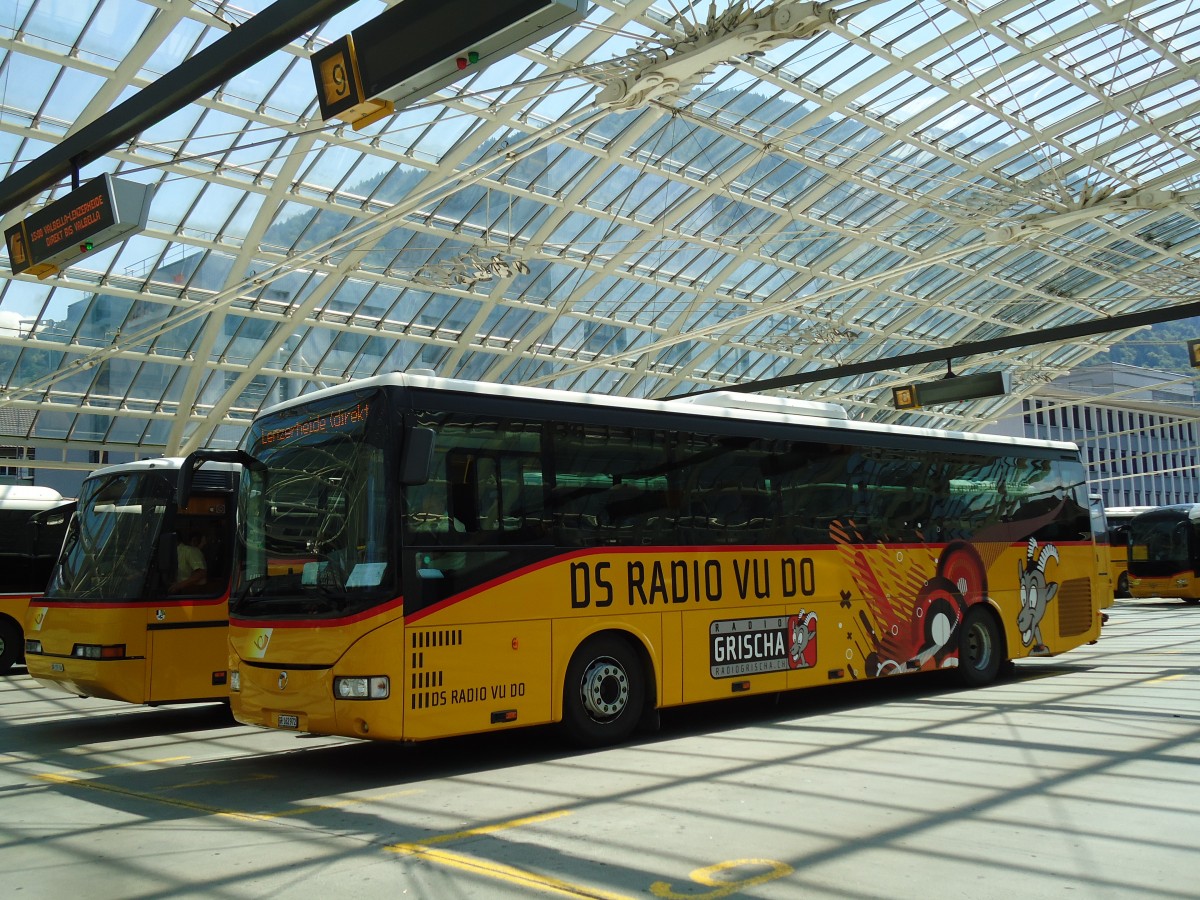 (145'253) - PostAuto Graub�nden - GR 162'972 - Irisbus am 17. Juni 2013 in Chur, Postautostation