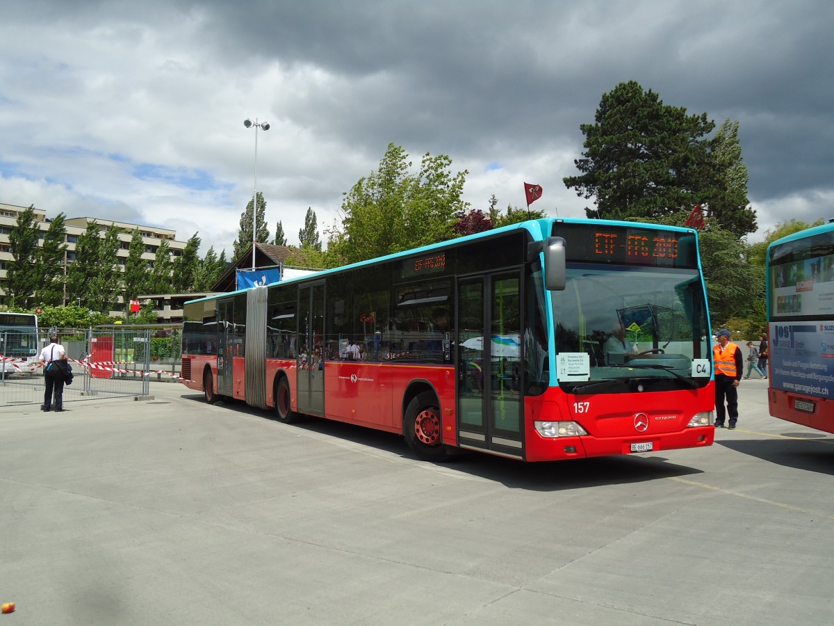 (145'483) - VB Biel - Nr. 157/BE 666'157 - Mercedes am 23. Juni 2013 in Biel, Schiffl�ndte