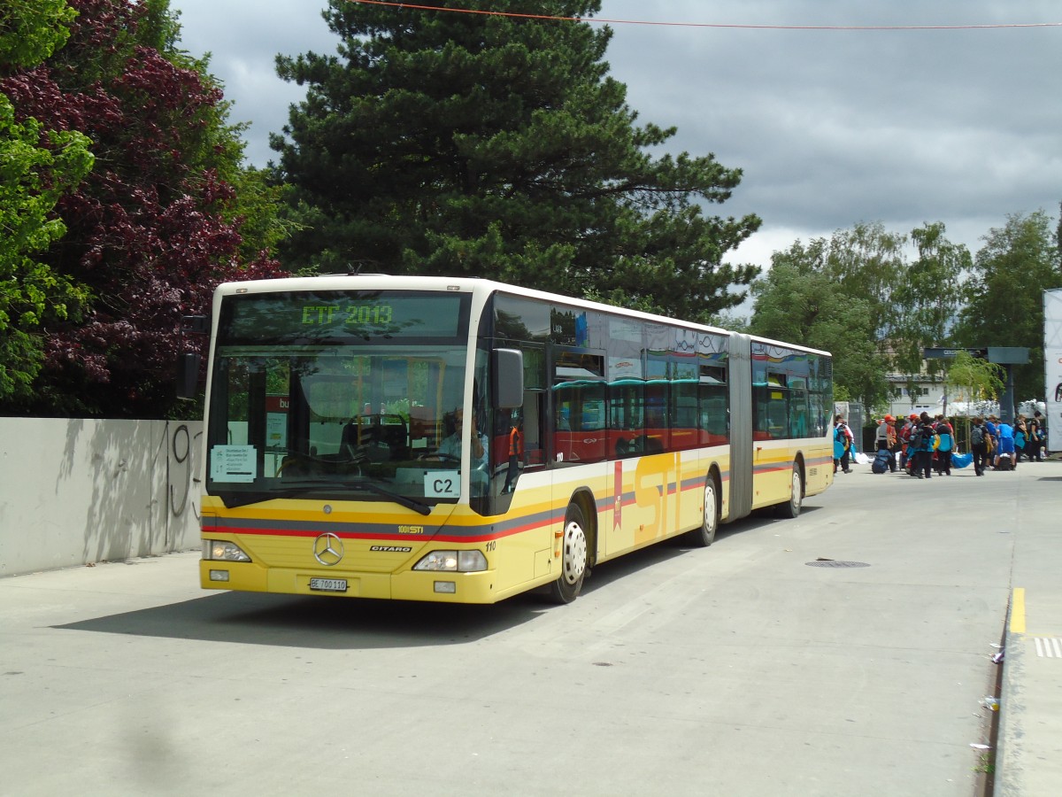 (145'489) - STI Thun - Nr. 110/BE 700'110 - Mercedes am 23. Juni 2013 in Biel, Schiffl�ndte